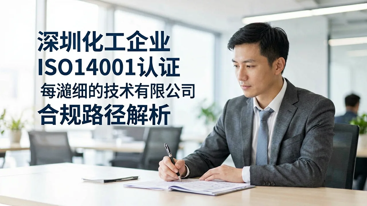 深圳化工企业ISO14001认证的合规路径解析